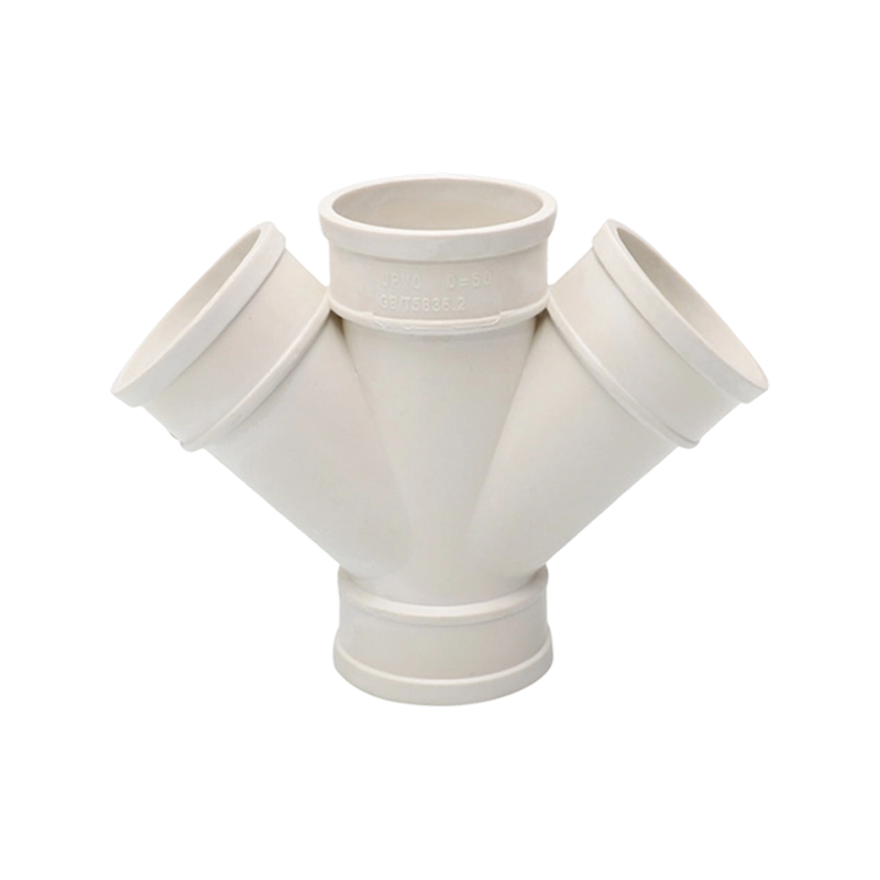 45°PVC Y-branch Cross