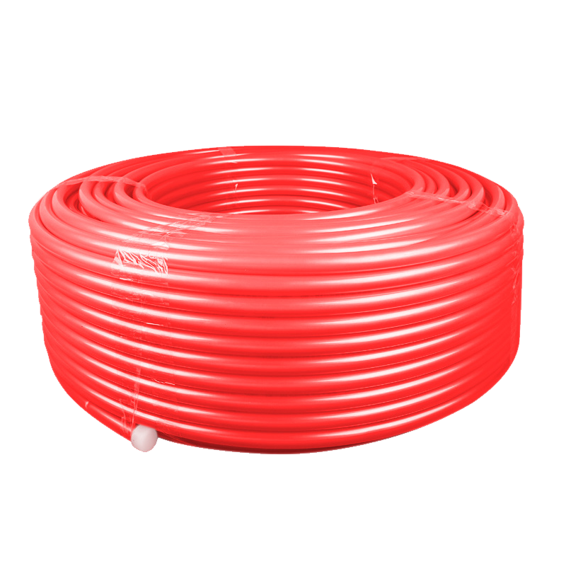 Red PE-RT underfloor heating pipe (single layer)