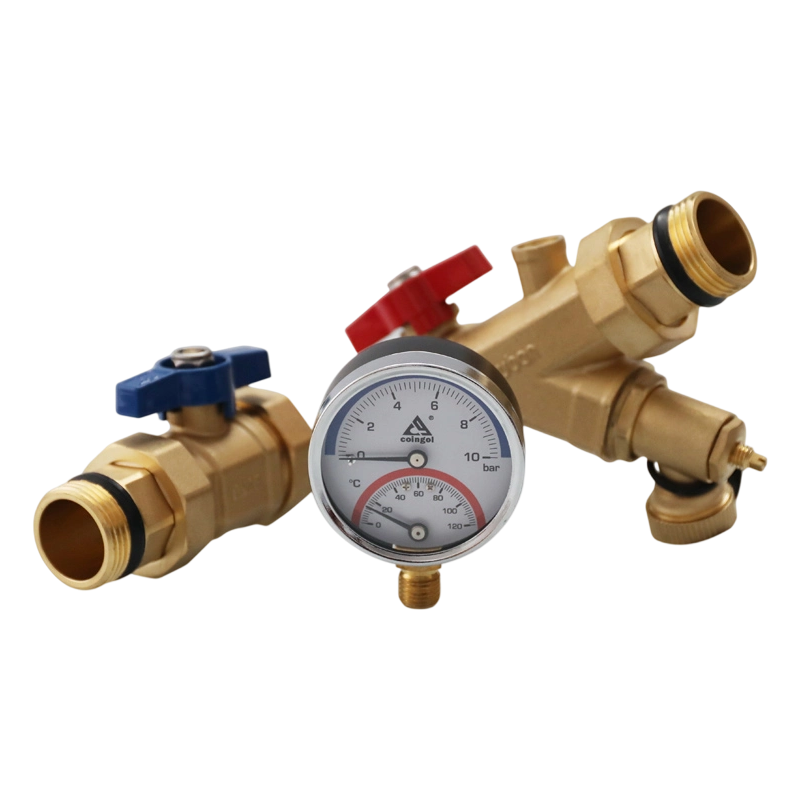 Valve pressure gauge
